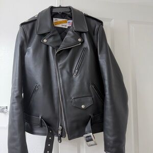 Scott Classic Black Leather Jacket